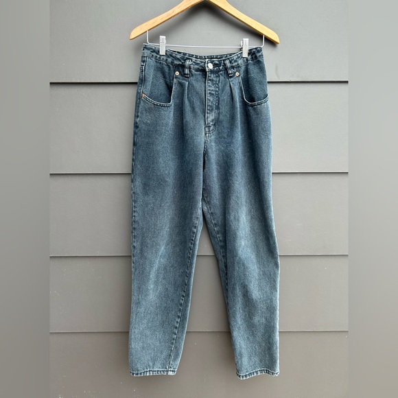 Vintage Buffalo Dark Grey High Waist Mom Jeans - 28”W x 30”L - Picture 3 of 6